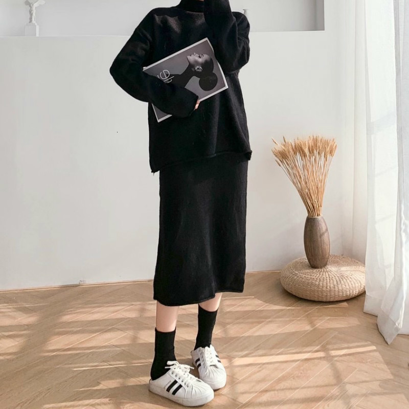 2021 New Female Two Oversized Ensemble Mock Neck Feminine Pullover Tops at Knee Height the Line Skirts of Lady Winter Suits 5C5T, Light brown.
2021 New Female Two Oversized Ensemble Mock Neck Feminine Pullover Tops at Knee Height the Line Skirts of Lady Winter Suits 5C5T, Light brown.