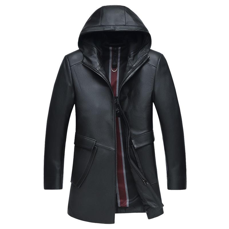 New High Quality Luxury Men Autumn Winter Fashion Leather Coat Hooded Sheepskin Windbreaker Casual Plus Size -10XL 11XL12XL13XL, Black
New High Quality Luxury Men Autumn Winter Fashion Leather Coat Hooded Sheepskin Windbreaker Casual Plus Size -10XL 11XL12XL13XL, Black