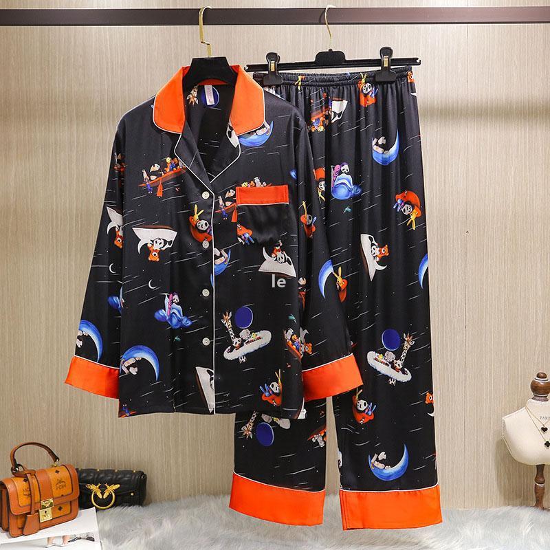 Fashion Cartoon Printed Womens Pajamas Europe Style Long Sleeve Women Sleepwear Girls Casual Shirt Home Clothing Sets01 06, As pic show
Fashion Cartoon Printed Womens Pajamas Europe Style Long Sleeve Women Sleepwear Girls Casual Shirt Home Clothing Sets01 06, As pic show