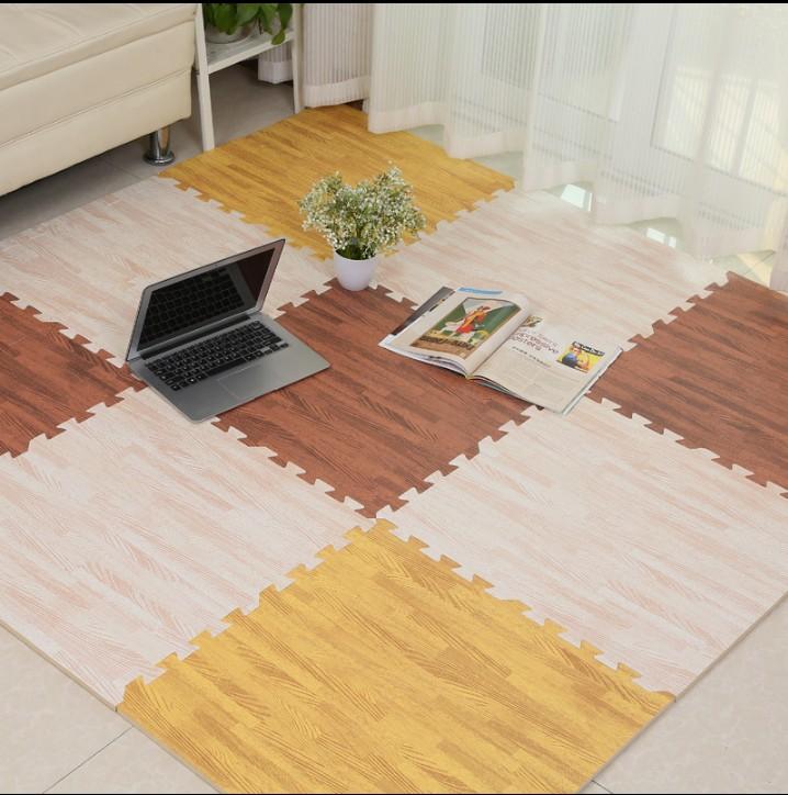 12pcs/set Baby Play Mat Wood Puzzle Mats EVA Foam Mat Kids Game Exercise Carpet Gym Floor Tiles for Children Soft Floor 30*30cm, Ivory
12pcs/set Baby Play Mat Wood Puzzle Mats EVA Foam Mat Kids Game Exercise Carpet Gym Floor Tiles for Children Soft Floor 30*30cm, Ivory