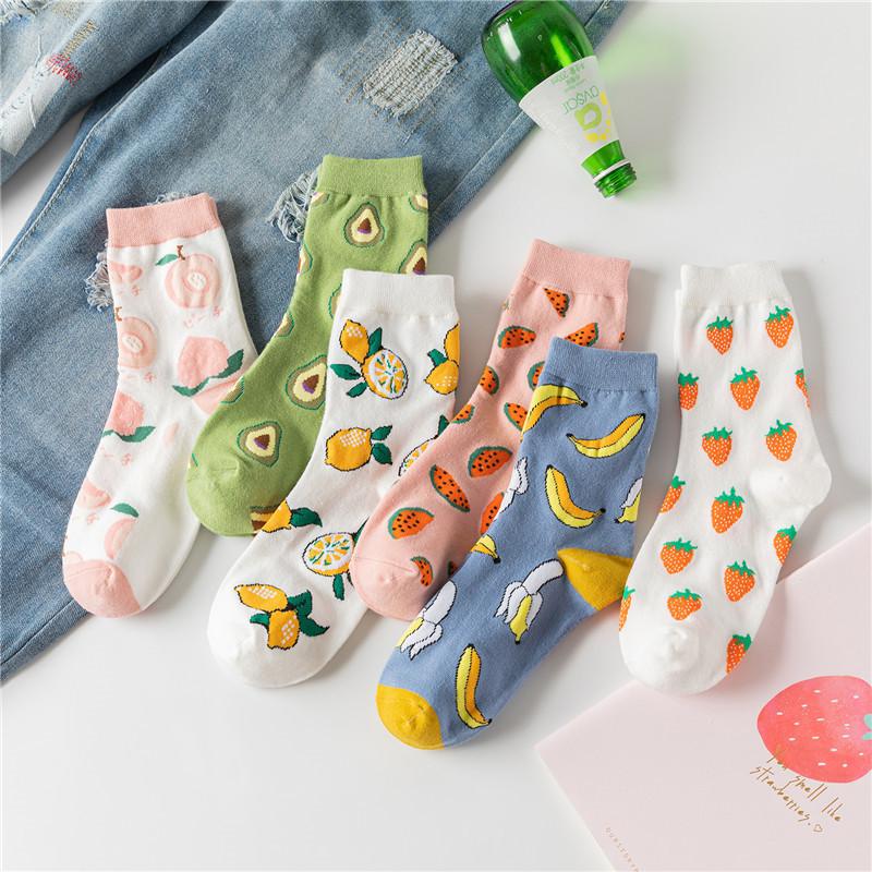 Youyijia Summer Cartoon Fruit Cotton Watermelon Lemon Strawberry Banana Avocado Women Korean Version Of Socks Fashion Socks, Dark grey
Youyijia Summer Cartoon Fruit Cotton Watermelon Lemon Strawberry Banana Avocado Women Korean Version Of Socks Fashion Socks, Dark grey