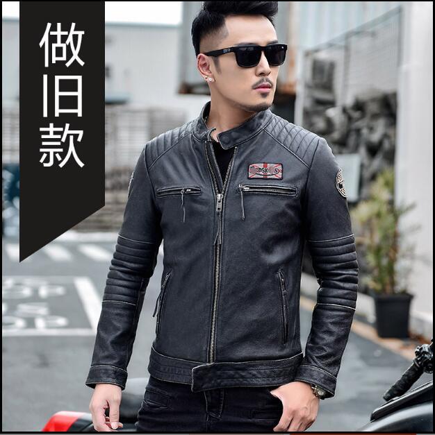 2021 New Genuine Men's Collar in Short Young Motorcycle Top Jacket Leather Jacket. S-4xl K7EW, 12
2021 New Genuine Men's Collar in Short Young Motorcycle Top Jacket Leather Jacket. S-4xl K7EW, 12