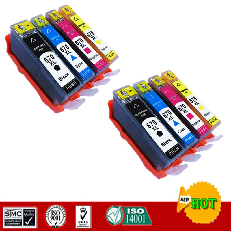 Compatible cartridges for 670 Suit for Deskjet Ink Advantage 3525 4615 4620 4625 5525 6526 etc
Compatible cartridges for 670 Suit for Deskjet Ink Advantage 3525 4615 4620 4625 5525 6526 etc