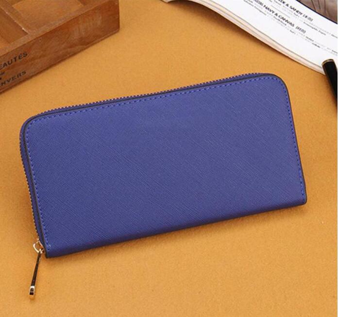 2020 free shipping Wholesale lady long wallet multicolor coin purse Card holder original women classic zipper pocke A12