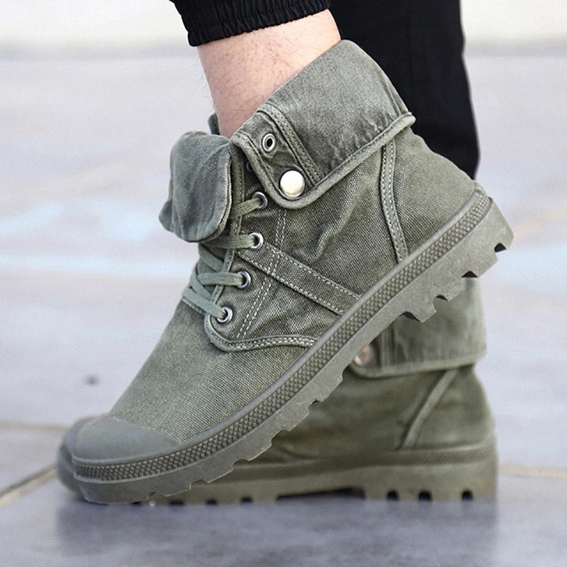 All Seasons Mens Casual Canvas Shoes Army Combat Style Men's Shoes Fashion High-top Military Ankle Boots Comfort Mens Sneakers #ES5S
All Seasons Mens Casual Canvas Shoes Army Combat Style Men's Shoes Fashion High-top Military Ankle Boots Comfort Mens Sneakers #ES5S