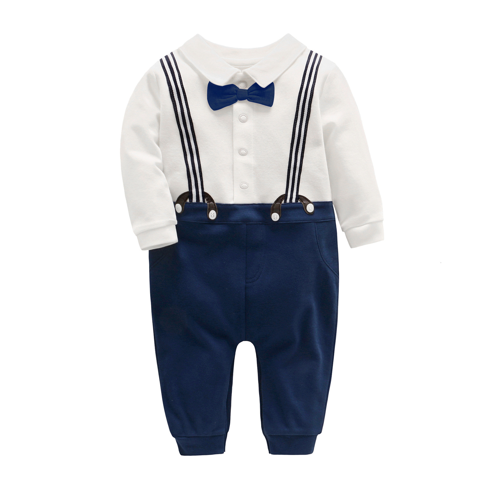 2021 New 0-3t Boys Rompers Autumn Gentleman Infant Overalls Bebe Girl Jumpsuits Toddler Clothing Baby Kids Clothes with Bow 38lx, Blue
2021 New 0-3t Boys Rompers Autumn Gentleman Infant Overalls Bebe Girl Jumpsuits Toddler Clothing Baby Kids Clothes with Bow 38lx, Blue
