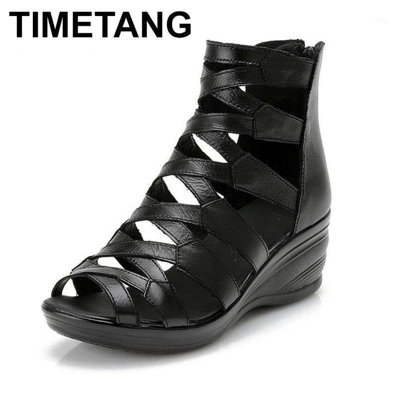 TIMETANG 2020 summer Fashion sandals genuine leather soft outsole comfortable open toe wedges mother shoes flat sandals1, 8810
TIMETANG 2020 summer Fashion sandals genuine leather soft outsole comfortable open toe wedges mother shoes flat sandals1, 8810