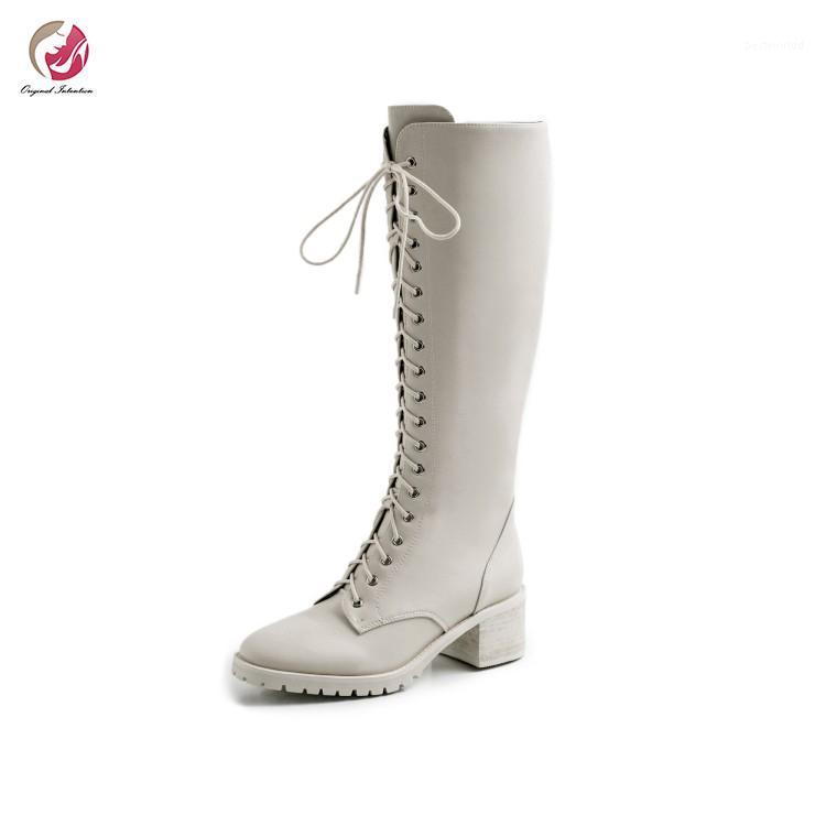 Original Intention Winter Women Lace-Up Knee High Boots Square Heels Boots Round Toe Shoes Woman Cross-tied White Black1, Ef7485 black
Original Intention Winter Women Lace-Up Knee High Boots Square Heels Boots Round Toe Shoes Woman Cross-tied White Black1, Ef7485 black