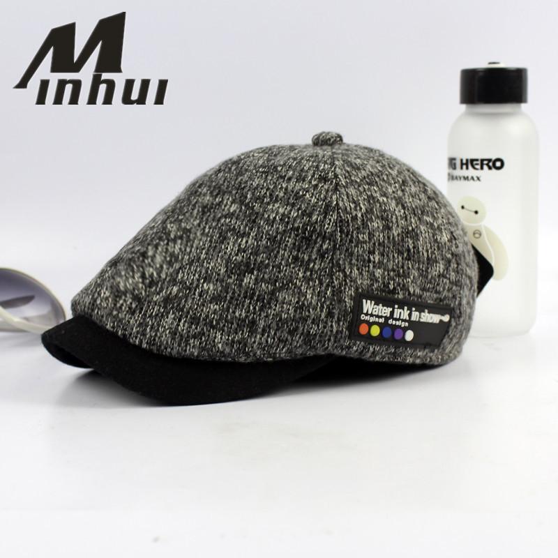 Minhui 2020 New Vintage Beret Hats for Men Winter Cap Casquette Visor Knit Hat Boinas Bere Gorras Planas Caps, Black
Minhui 2020 New Vintage Beret Hats for Men Winter Cap Casquette Visor Knit Hat Boinas Bere Gorras Planas Caps, Black