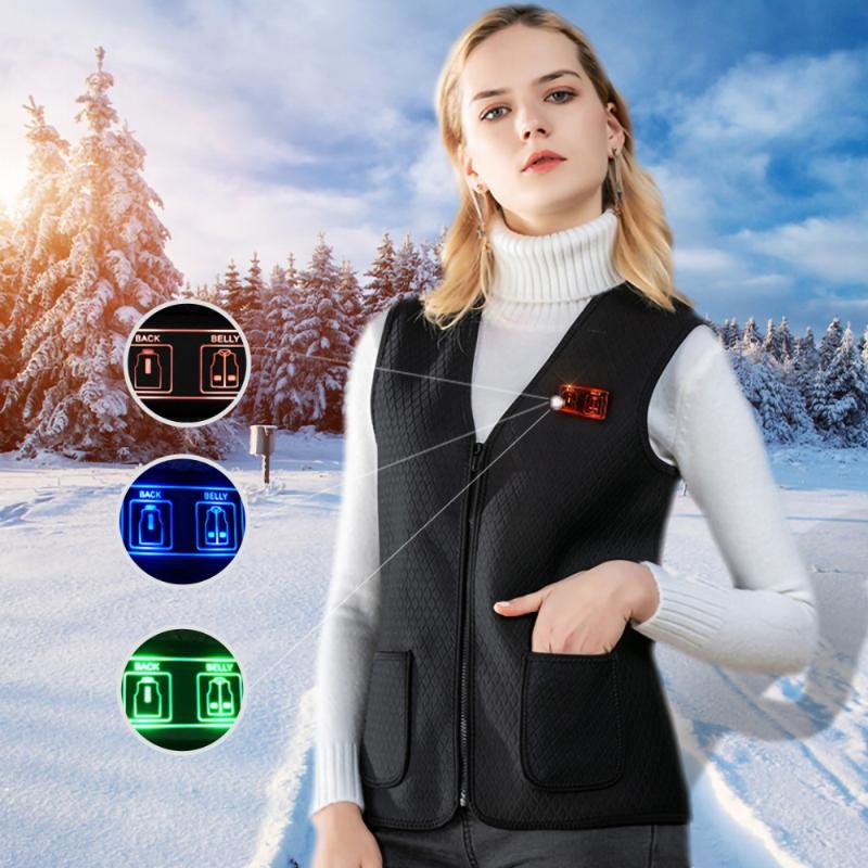 Winter Heated Vest Jacket USB Men Winter Electrically Heated Sleeveless Jacket Outdoor Fishing Hunting Waistcoat Hiking Vest, As pic
Winter Heated Vest Jacket USB Men Winter Electrically Heated Sleeveless Jacket Outdoor Fishing Hunting Waistcoat Hiking Vest, As pic