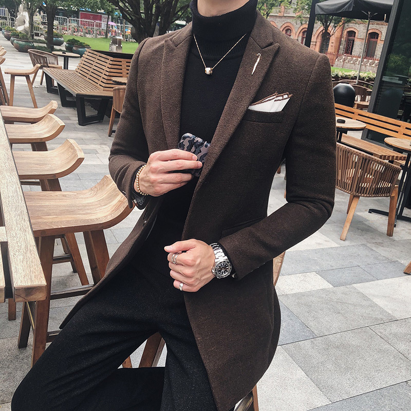 2021 New Men Quality Color Long Vintage Retro-thin Male Fit Blazer Casual Woolen Blend QE03, Red wine
2021 New Men Quality Color Long Vintage Retro-thin Male Fit Blazer Casual Woolen Blend QE03, Red wine