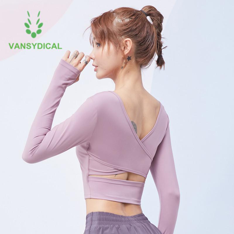 2021 V-neck Sports Workout Cropped Tops Women Gym Yoga Shirts Long Sleeve Cross Open Back Home Fitness T-shirts with Padded, Pink fbf20953
2021 V-neck Sports Workout Cropped Tops Women Gym Yoga Shirts Long Sleeve Cross Open Back Home Fitness T-shirts with Padded, Pink fbf20953