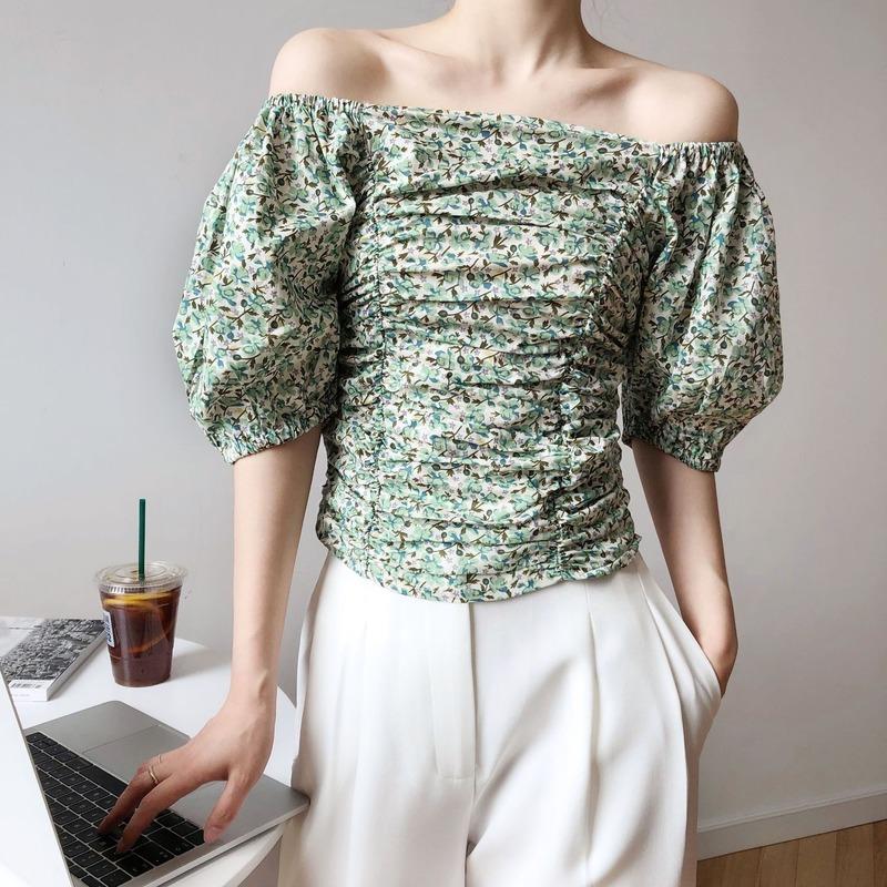 Woherb 2021 New Sexy Off Shoulder Crop Blouse Women Puff Sleeve Pleeated Floral Print Blusas Korean Chic Elegant Tops Shirts, Yellow
Woherb 2021 New Sexy Off Shoulder Crop Blouse Women Puff Sleeve Pleeated Floral Print Blusas Korean Chic Elegant Tops Shirts, Yellow