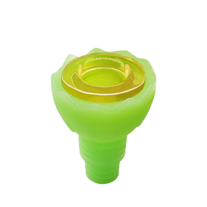Waxmaid 14-18mm Male Joint Hookah Glass Silicone Bowl Handle Slide Bowl Piece Smoking Accessories For Bongs Water 
Waxmaid 14-18mm Male Joint Hookah Glass Silicone Bowl Handle Slide Bowl Piece Smoking Accessories For Bongs Water
