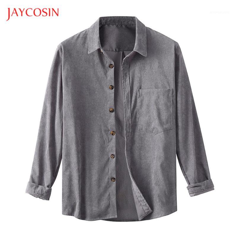 Joycosin 2019 Autumn Winter men shirt Casual men clothes Solid Corduroy long sleeve Lapel collar pocket shirt street tops1, Blue
Joycosin 2019 Autumn Winter men shirt Casual men clothes Solid Corduroy long sleeve Lapel collar pocket shirt street tops1, Blue