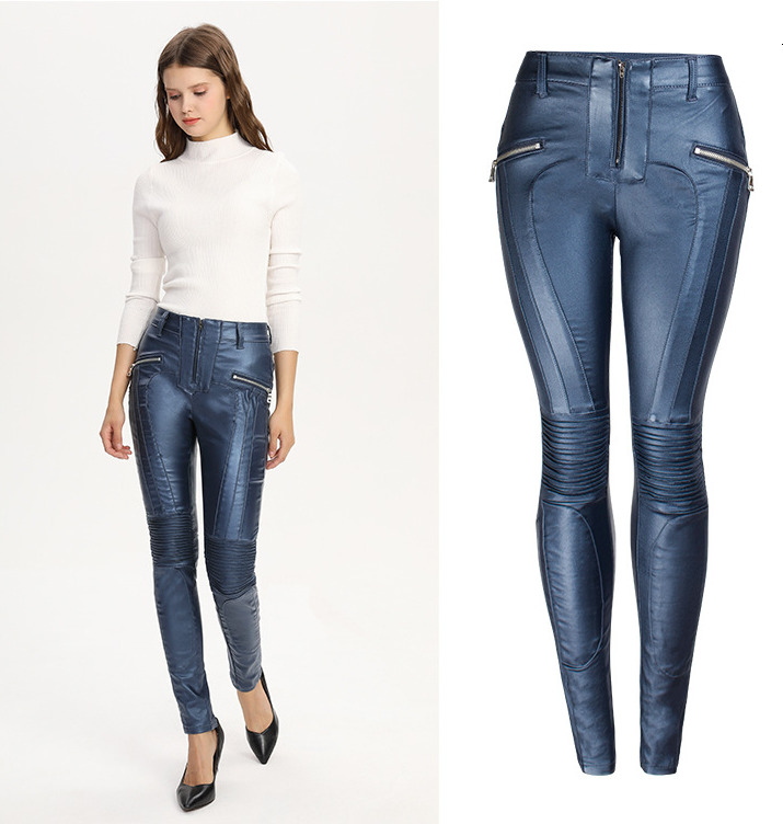 2021 K022 European Autumn and winter New sexy plutonium in addition to velvet pencil Women's blue # pants RL98
2021 K022 European Autumn and winter New sexy plutonium in addition to velvet pencil Women's blue # pants RL98