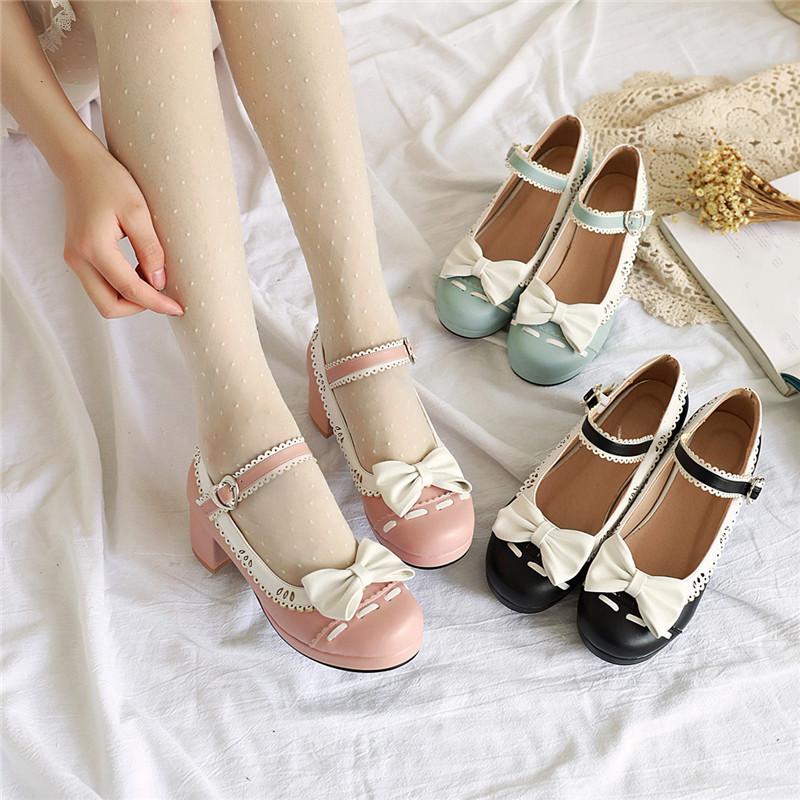 YQBTDL Cute 2020 Summer Princess Mary Jane Lolita Woman Shoes Chunky Heels Pink Black Ruffles Hollow Bowtie Platform Heels Pumps
YQBTDL Cute 2020 Summer Princess Mary Jane Lolita Woman Shoes Chunky Heels Pink Black Ruffles Hollow Bowtie Platform Heels Pumps