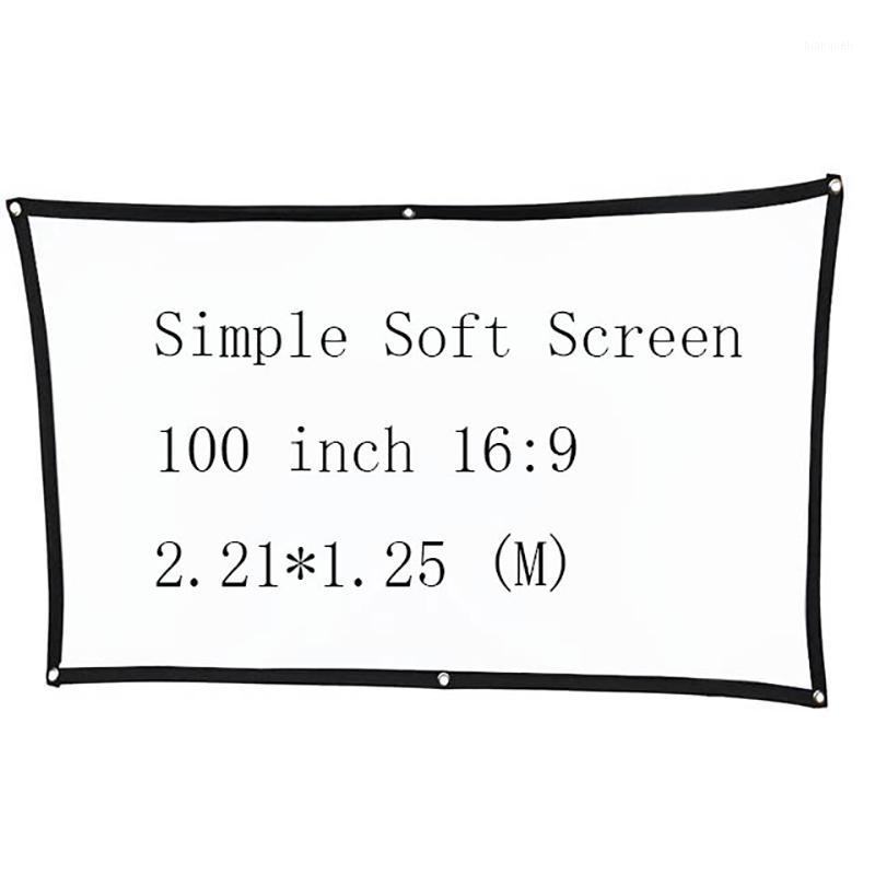 Thinyou 100 inch 16:9 Simple Soft Portable Projector Screen Matte White for Projection Screen Wall Mounted Home Theater Travel1
Thinyou 100 inch 16:9 Simple Soft Portable Projector Screen Matte White for Projection Screen Wall Mounted Home Theater Travel1