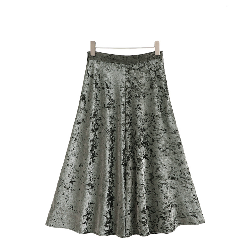 2021 New Elegant Women Veet A-line Fashion Ladies Zipper High Waist Skirts Streetwear Female Chic Solid Black Clothes 56sy
2021 New Elegant Women Veet A-line Fashion Ladies Zipper High Waist Skirts Streetwear Female Chic Solid Black Clothes 56sy