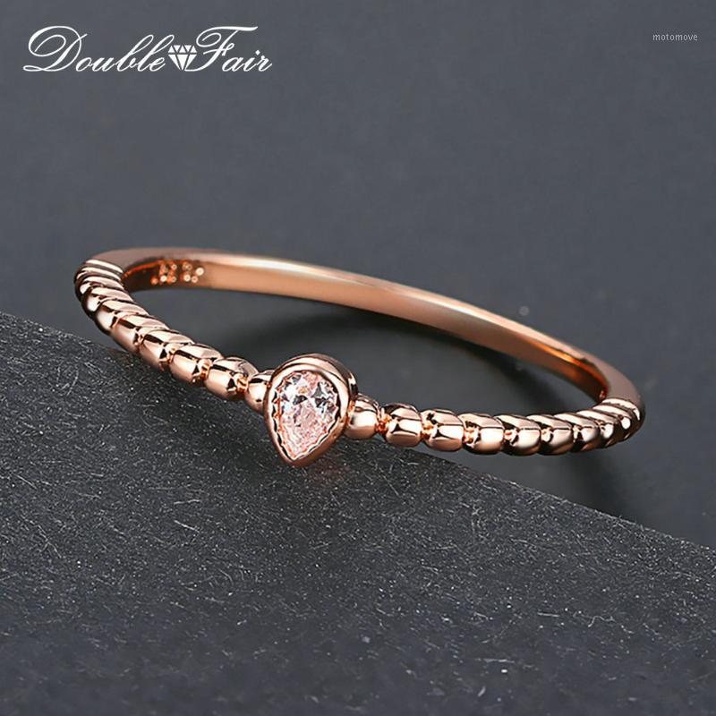 Double Fair Simple 1mm Wide Finger Rings For Women Girls 2020 New Water Drop Shape Zirconia Crystal Jewelry Ring DFR421M1
Double Fair Simple 1mm Wide Finger Rings For Women Girls 2020 New Water Drop Shape Zirconia Crystal Jewelry Ring DFR421M1