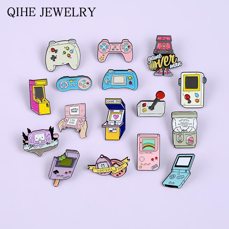 Pins, Brooches Game Lovers Pet Handheld Console Robot Gashapon Machines Gamepad Over 90s Enamel Pins Button Badges
Pins, Brooches Game Lovers Pet Handheld Console Robot Gashapon Machines Gamepad Over 90s Enamel Pins Button Badges