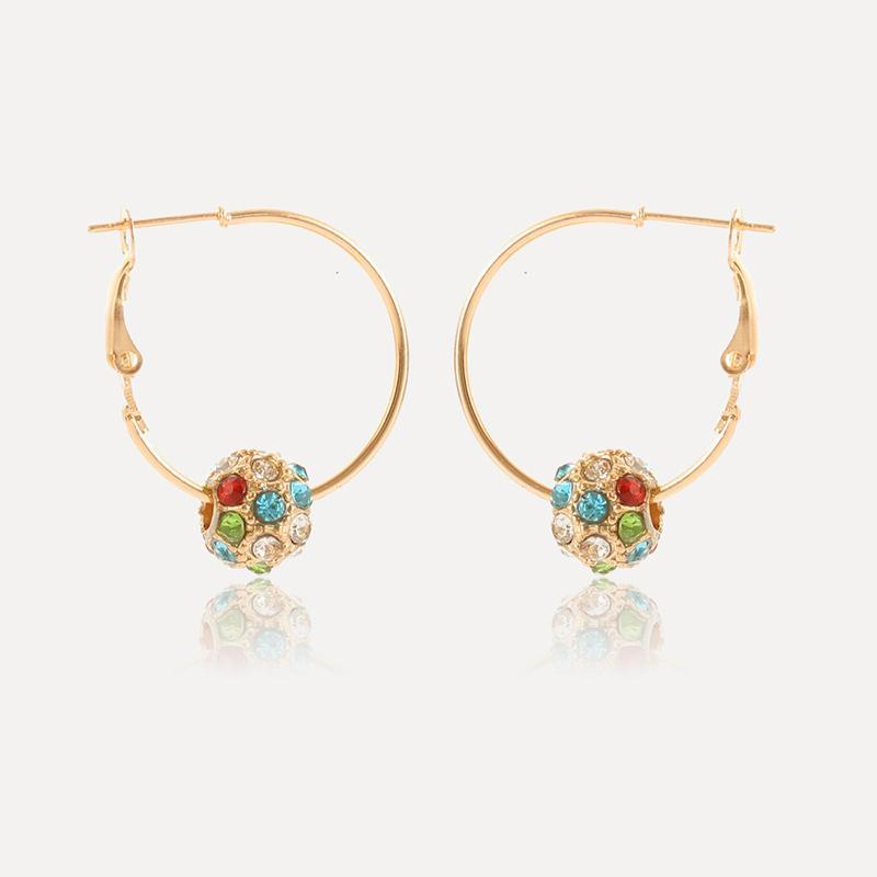 Hoop & Huggie Simple Gold Metal Rhinestone Round Circle Earring For Women Hanging Fashion Modern Jewelry Charm Earrings1
Hoop & Huggie Simple Gold Metal Rhinestone Round Circle Earring For Women Hanging Fashion Modern Jewelry Charm Earrings1