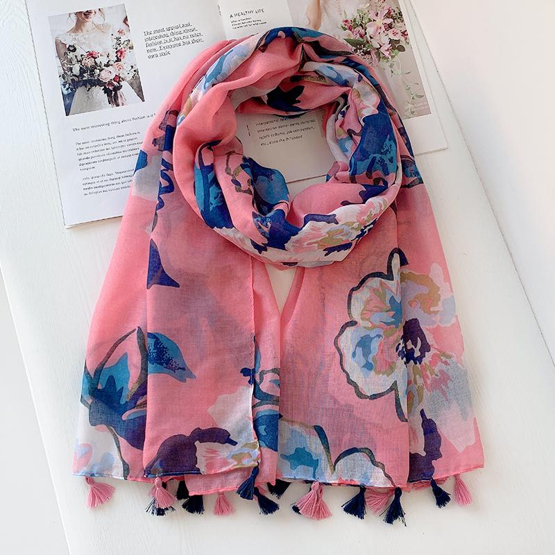 Berets Women Autumn Cotton Viscose Tassel Shawl Luxury Pink Retro Floral Long Wrap Sun Protection Summer Soft 180*90cm, Blue;gray
Berets Women Autumn Cotton Viscose Tassel Shawl Luxury Pink Retro Floral Long Wrap Sun Protection Summer Soft 180*90cm, Blue;gray