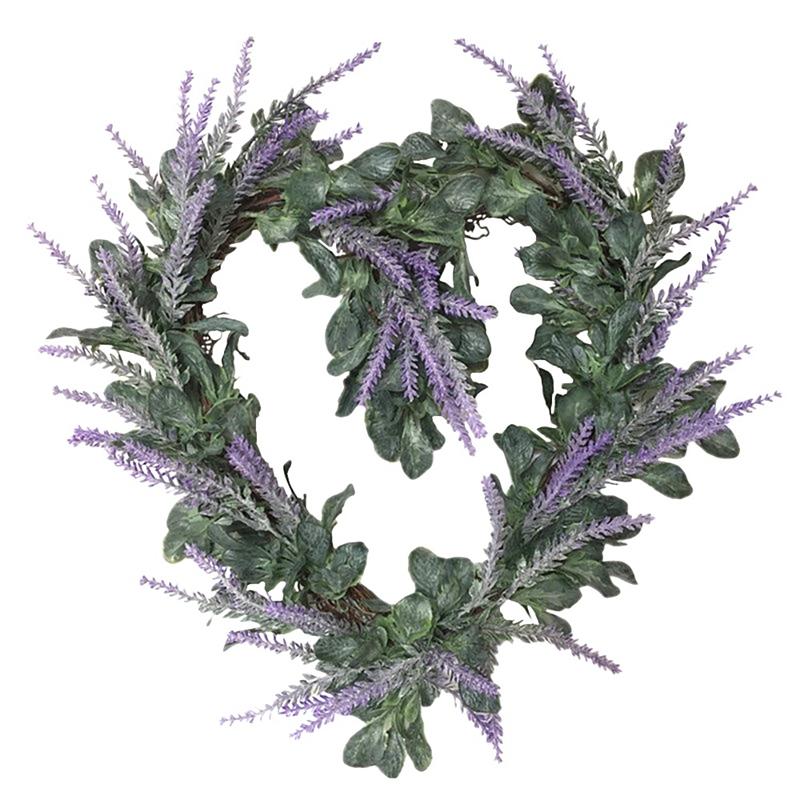 Lavender Flower Wreath Heart Shape Artificial Floral Wreath Garland for Front Door Wall Wedding Home Hanging Decorations, Purple
Lavender Flower Wreath Heart Shape Artificial Floral Wreath Garland for Front Door Wall Wedding Home Hanging Decorations, Purple