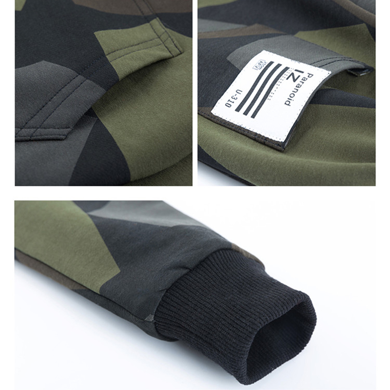 Camouflage Tracksuit for Boys Kids Hoodies Tops Pants 2024 Children Clothing Outfits 4-14 Years Green Polyester dh910320090