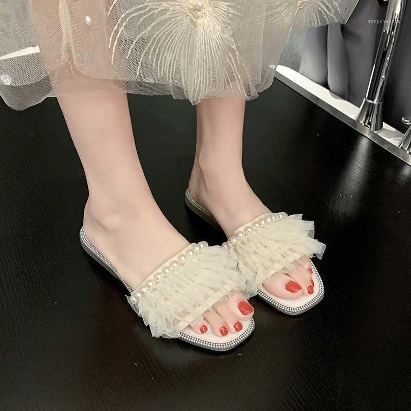 Breathable Lace Flat Slippers Women Black Beige Pearl Slides Summer Ruffles Slippers Outdoor Soft Sole Beach Slides Women1
Breathable Lace Flat Slippers Women Black Beige Pearl Slides Summer Ruffles Slippers Outdoor Soft Sole Beach Slides Women1