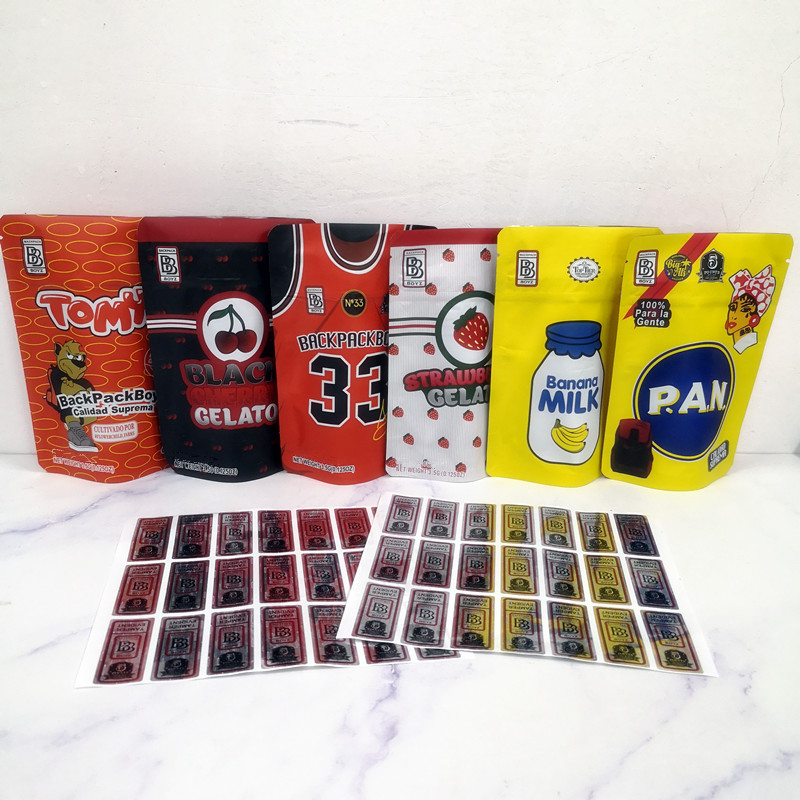 New Arrival 3.5g BACKPACK BOYZ 33 bags Strawberry Gelato Banana Milk PAN Tomyz Bag backpackboyz with hologram stickers Childproof package
New Arrival 3.5g BACKPACK BOYZ 33 bags Strawberry Gelato Banana Milk PAN Tomyz Bag backpackboyz with hologram stickers Childproof package
