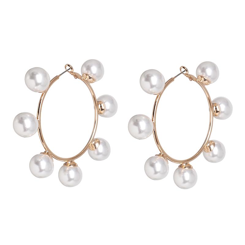 Fashion Vintage Round Faux Pearl Earrings Women Luxury Simple Korean C Shape Circle Drop Earrings Jewelry Geometric
Fashion Vintage Round Faux Pearl Earrings Women Luxury Simple Korean C Shape Circle Drop Earrings Jewelry Geometric