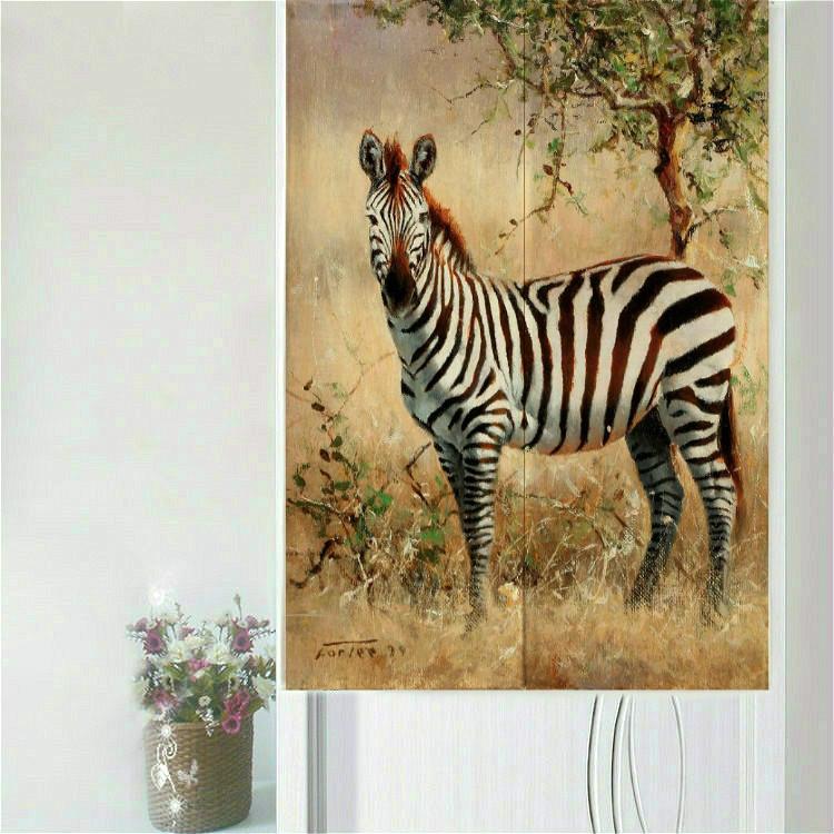 Animal Door Curtain zebra elephant leopard tiger giraffe 85X150CM Western Oil Painting Partition Household Geomantic zoo curtain, Yellow
Animal Door Curtain zebra elephant leopard tiger giraffe 85X150CM Western Oil Painting Partition Household Geomantic zoo curtain, Yellow