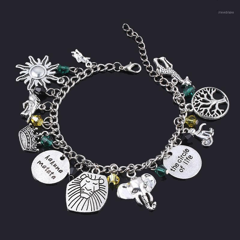 Charm Bracelets Anime The Lion King Bracelet Simba Tree Of Life Elephant Pendant Bangles For Women Girls Fashion Jewelry Gift1
Charm Bracelets Anime The Lion King Bracelet Simba Tree Of Life Elephant Pendant Bangles For Women Girls Fashion Jewelry Gift1