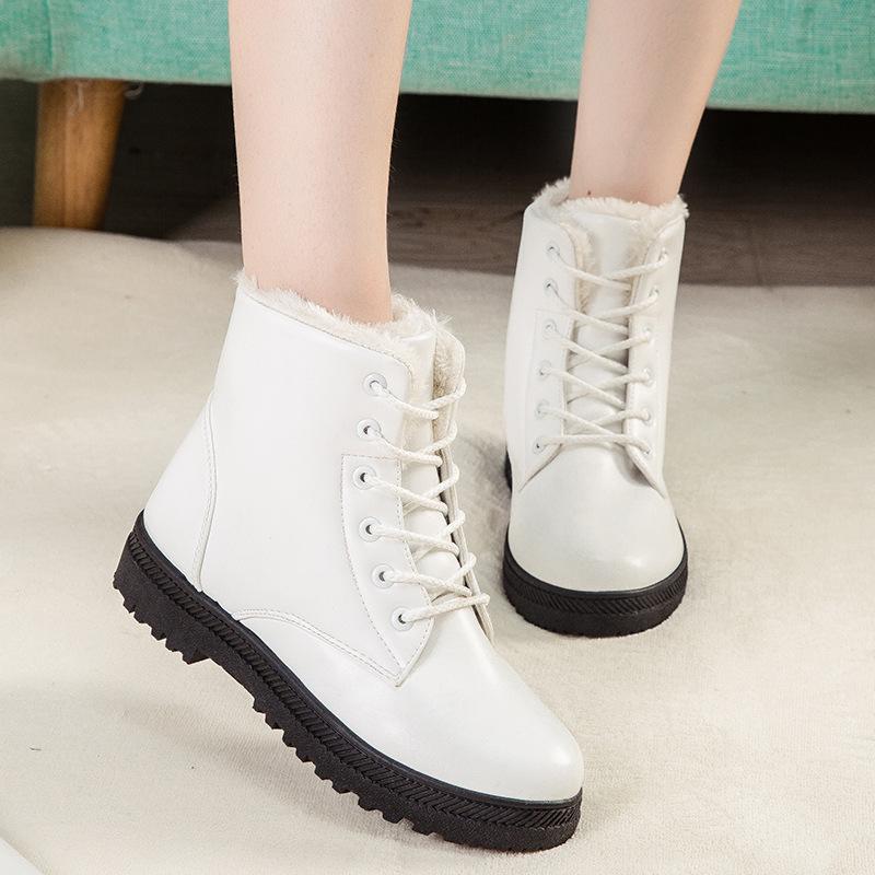 Fashion Ankle Boots Winter Boots Pu Leather Women Ladies Shoes Round Toe Lace-Up Women Shoes Black White Female, Brown
Fashion Ankle Boots Winter Boots Pu Leather Women Ladies Shoes Round Toe Lace-Up Women Shoes Black White Female, Brown