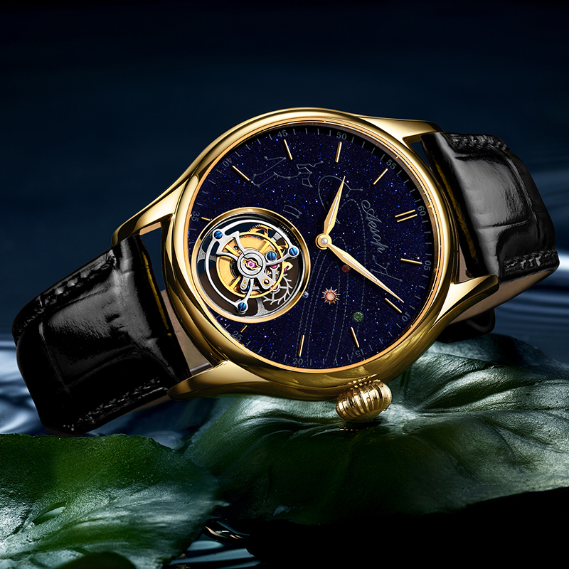Skeleton For Watches AESOP Mechanical Dropshipping Tourbillon 2020 Luxury Leather Male Mens Watch Man Sapphire Clocks Men Watch Vqewc Bllek, Slivery;brown
Skeleton For Watches AESOP Mechanical Dropshipping Tourbillon 2020 Luxury Leather Male Mens Watch Man Sapphire Clocks Men Watch Vqewc Bllek, Slivery;brown