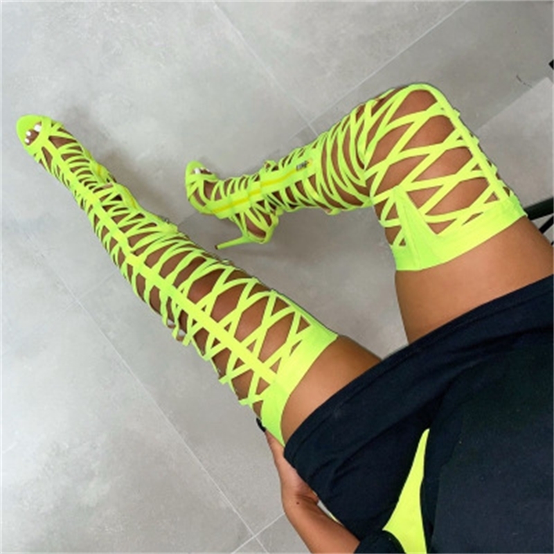 2020 Summer Belt Cross-strapped Cow Leather High Heels, Toe-open on Knee Pants Sexy Boots Clipped Women's Shoes Vgn2, The picture
2020 Summer Belt Cross-strapped Cow Leather High Heels, Toe-open on Knee Pants Sexy Boots Clipped Women's Shoes Vgn2, The picture