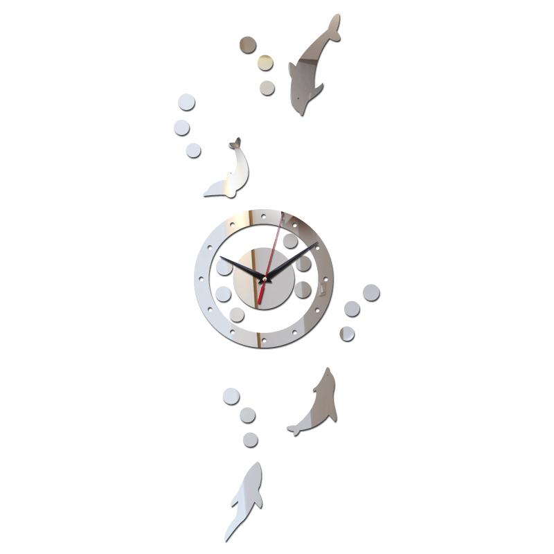 New modern style acrylic mirror clock stickers diy fish decorated wall clocks for living room quartz wall watches
New modern style acrylic mirror clock stickers diy fish decorated wall clocks for living room quartz wall watches