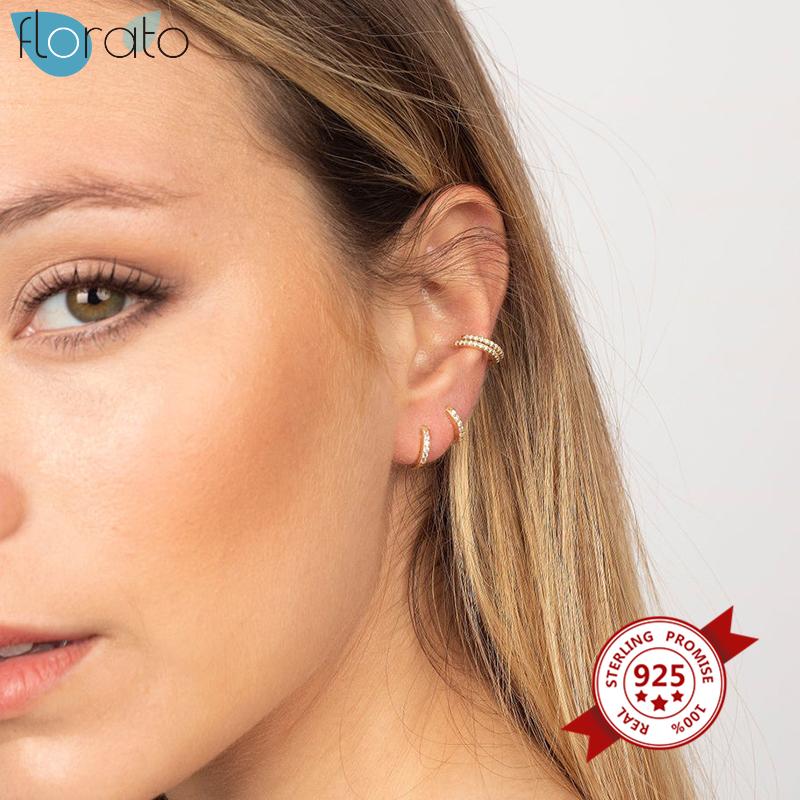 10mm/13mm 925 Sterling Silver Hoop Earrings for Women CZ Cartilage Earrings Ear Buckle Simple Boho Classic
10mm/13mm 925 Sterling Silver Hoop Earrings for Women CZ Cartilage Earrings Ear Buckle Simple Boho Classic