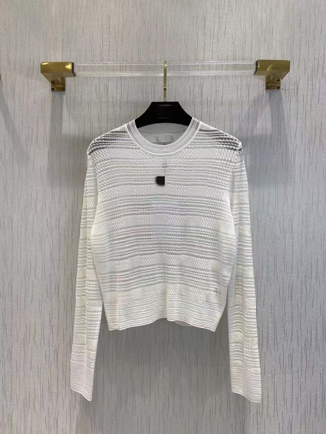 Milan Runway Sweaters 2022 Autumn Long Sleeve O Neck High End Jacquard Pullovers Women' Designer Sweater 0615-1, Black
Milan Runway Sweaters 2022 Autumn Long Sleeve O Neck High End Jacquard Pullovers Women' Designer Sweater 0615-1, Black