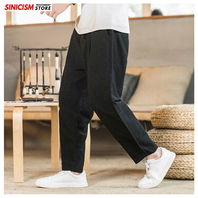 MrGoldenBowl Store Male Fashion Cotton Linen Pants Men Ankle-Length Loose Harem Pants Mens Vintage Casual Trousers Bottoms 201109, Black
MrGoldenBowl Store Male Fashion Cotton Linen Pants Men Ankle-Length Loose Harem Pants Mens Vintage Casual Trousers Bottoms 201109, Black