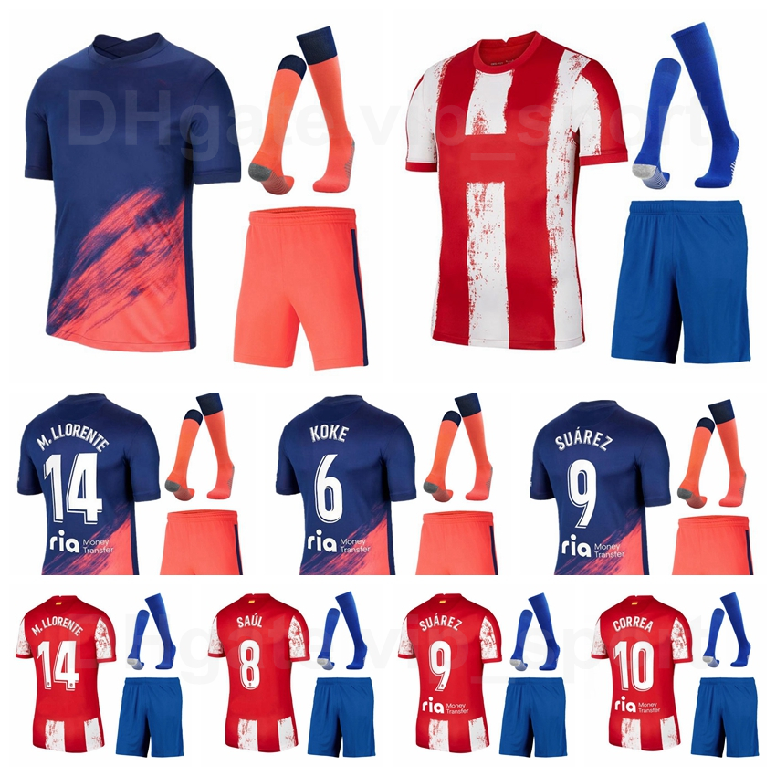Youth SUAREZ Jersey Socks Set Children Soccer Llorente SAUL CORREA JOAO FELIX LEMAR HERRERA KOKE Gimenez FELIPE CARRASCO Kids Football Shirt Kits MaJing, Kids with patch
Youth SUAREZ Jersey Socks Set Children Soccer Llorente SAUL CORREA JOAO FELIX LEMAR HERRERA KOKE Gimenez FELIPE CARRASCO Kids Football Shirt Kits MaJing, Kids with patch