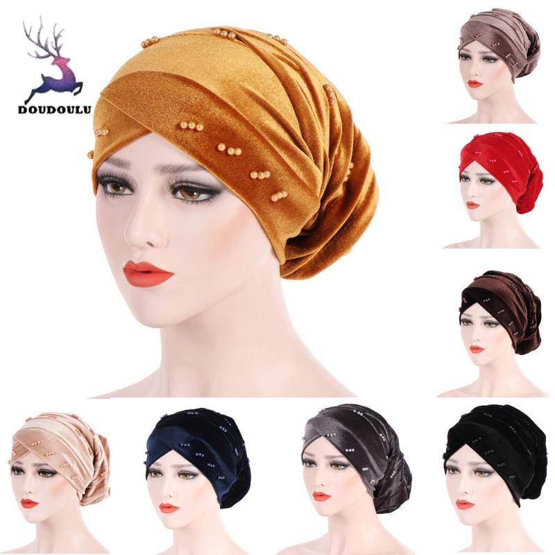 DOUDOULU Female Laides Hats Women Muslim Beading Pearl Ruffle Hat Beanie Scarf Turban Head Wrap Cap Hats 2020 #SS, Black
DOUDOULU Female Laides Hats Women Muslim Beading Pearl Ruffle Hat Beanie Scarf Turban Head Wrap Cap Hats 2020 #SS, Black