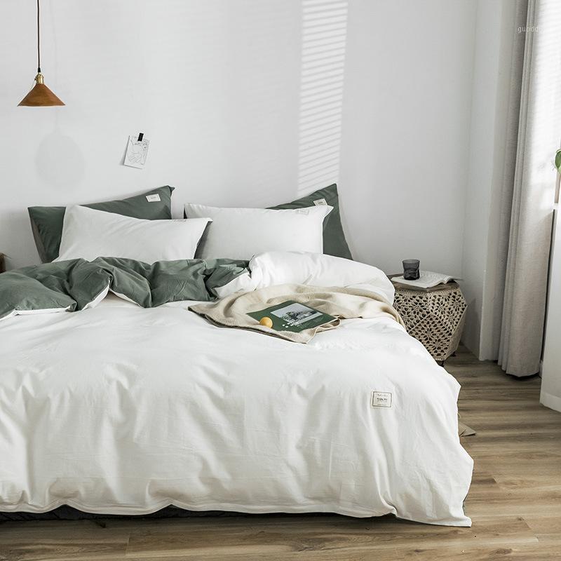 3/4-Piece Cotton Washed Solid Color Japanese Ins Style Simple Quilt Cover Sheet Home Textile1, Color08
3/4-Piece Cotton Washed Solid Color Japanese Ins Style Simple Quilt Cover Sheet Home Textile1, Color08