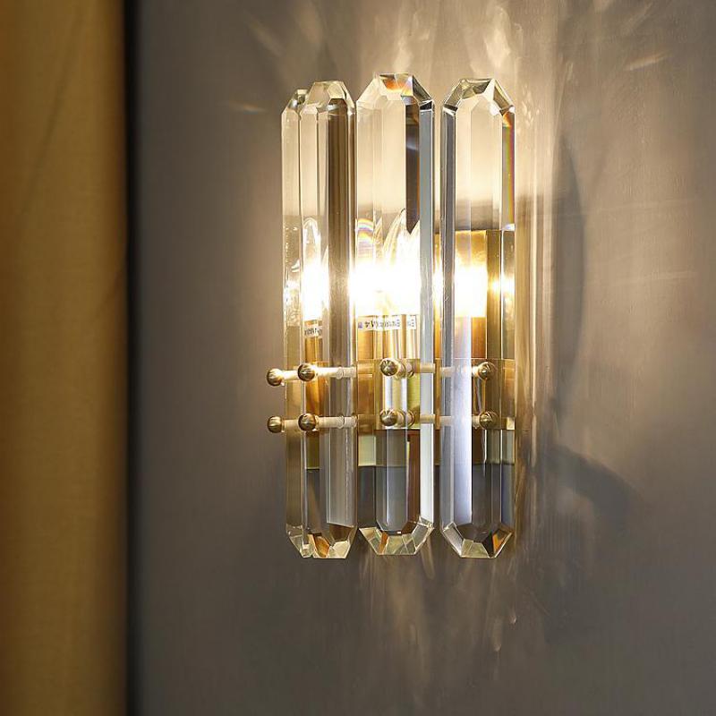 Long crystal rod wall sconce for Living Room Modern Crystal Wall Lamp Bedroom hotel fixture Hallway TV Background led Light
Long crystal rod wall sconce for Living Room Modern Crystal Wall Lamp Bedroom hotel fixture Hallway TV Background led Light