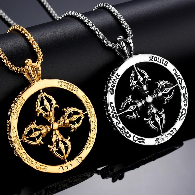 New Punk Retro Style Cross Pendant Gothic Men's Fashion Hollow Necklace Motorcycle Accessories Party Gift Wholesale
New Punk Retro Style Cross Pendant Gothic Men's Fashion Hollow Necklace Motorcycle Accessories Party Gift Wholesale