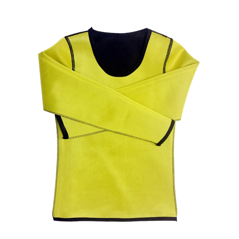 Sauna Suit Shapewear Weight Loss Corset Neoprene Sweat Sauna Shirt Body Shapers Long Sleeve Shirt + Pant Waist Trainer 201223
