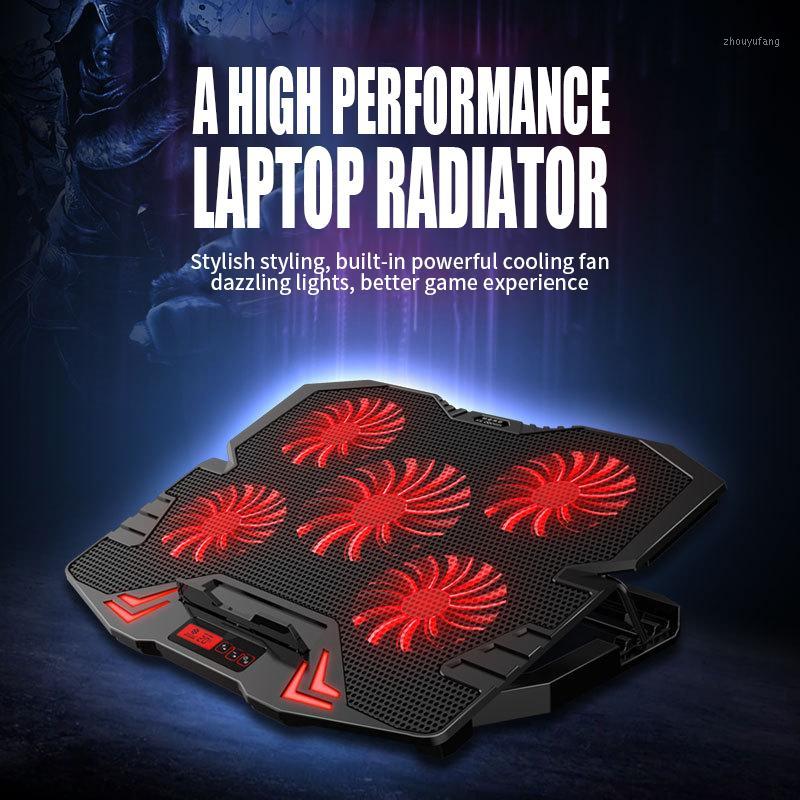 laptop cooling pad Height Adjustable five fan TWO USB Port LED screen light notebook stand for 12-17inch Gaming Laptop Cooler1
laptop cooling pad Height Adjustable five fan TWO USB Port LED screen light notebook stand for 12-17inch Gaming Laptop Cooler1