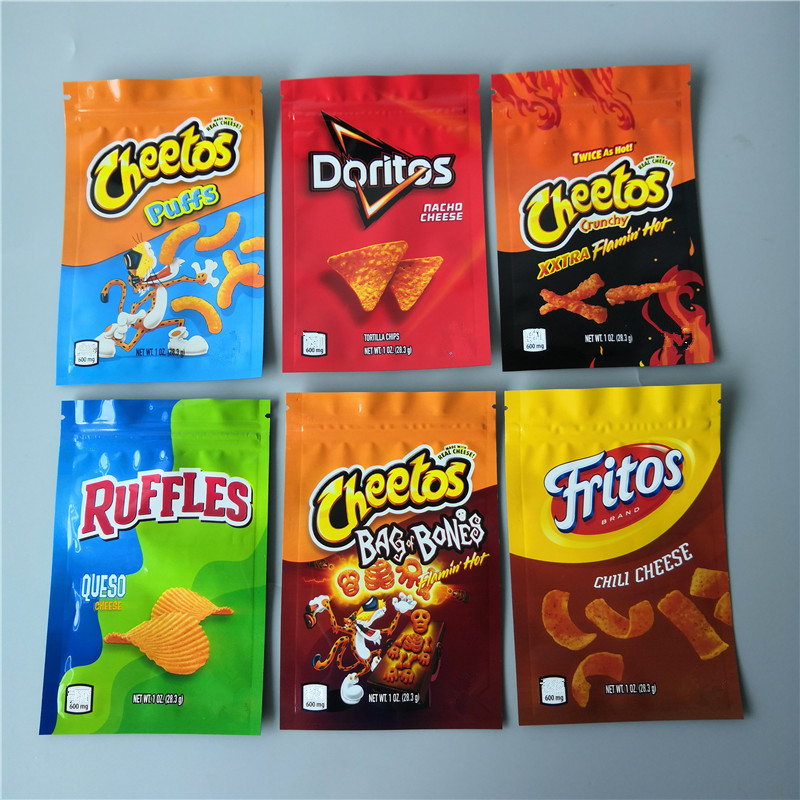 New Arrival 600mg Cheetos Maylar bag DORITOS Cheese Gummi Worm Cheetos bag of BONE RUFFLES Errlli Packaging bags
New Arrival 600mg Cheetos Maylar bag DORITOS Cheese Gummi Worm Cheetos bag of BONE RUFFLES Errlli Packaging bags
