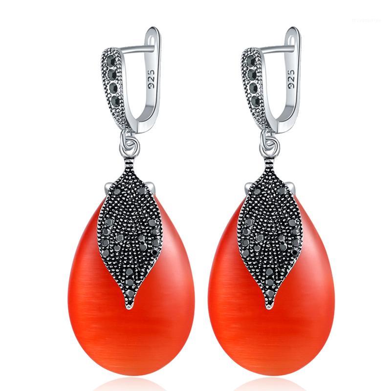 Ajojewel Luxury Green/Red Stone Drop Earrings For Women With Black Rhinestone Leaf Antique Silver Color Plated Party Accessories1
Ajojewel Luxury Green/Red Stone Drop Earrings For Women With Black Rhinestone Leaf Antique Silver Color Plated Party Accessories1